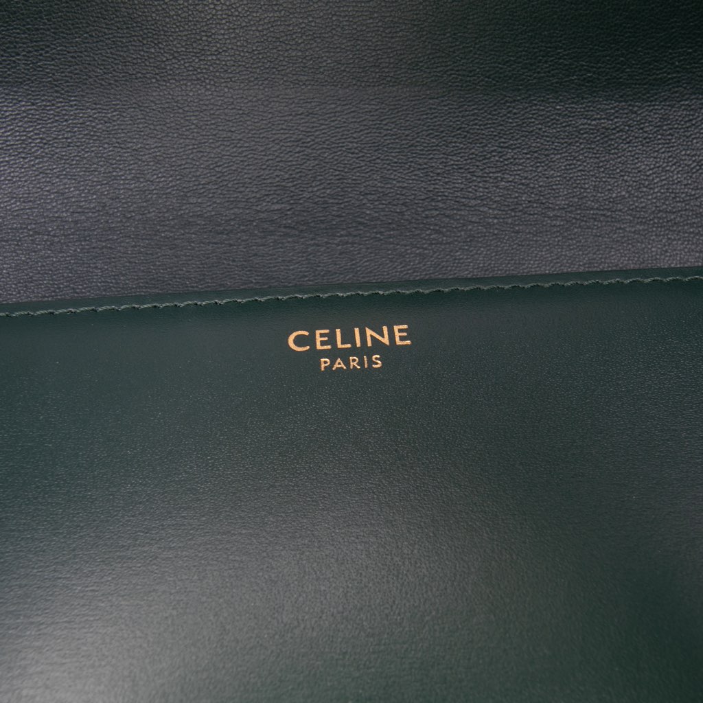 Celine Classique Shiny Calfskin Triomphe Crossbody - Side view