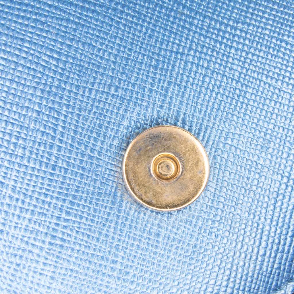 Prada Saffiano Lux Metal Bar Chain Crossbody - Detail 1