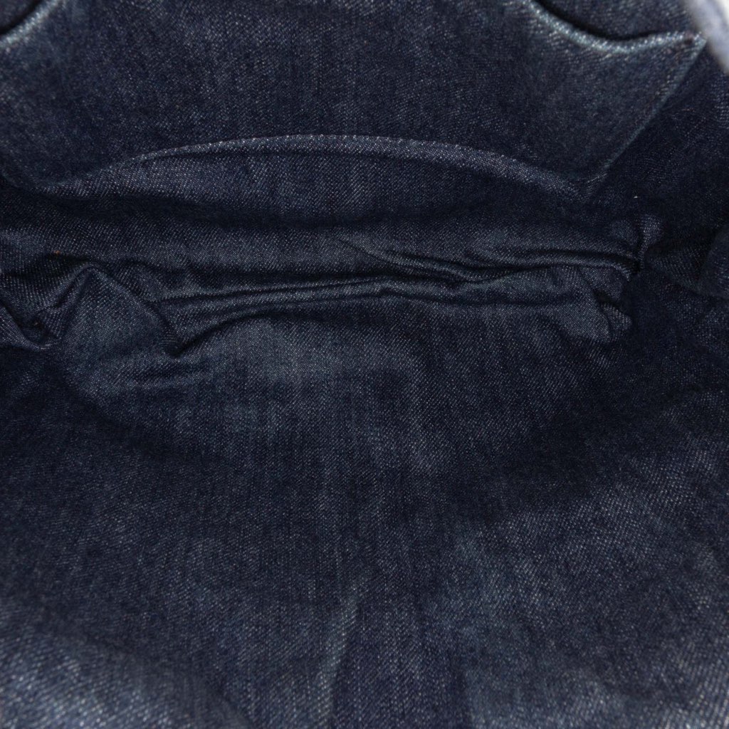 Miu Miu Matelasse Embroidered Denim Shoulder Bag - 4