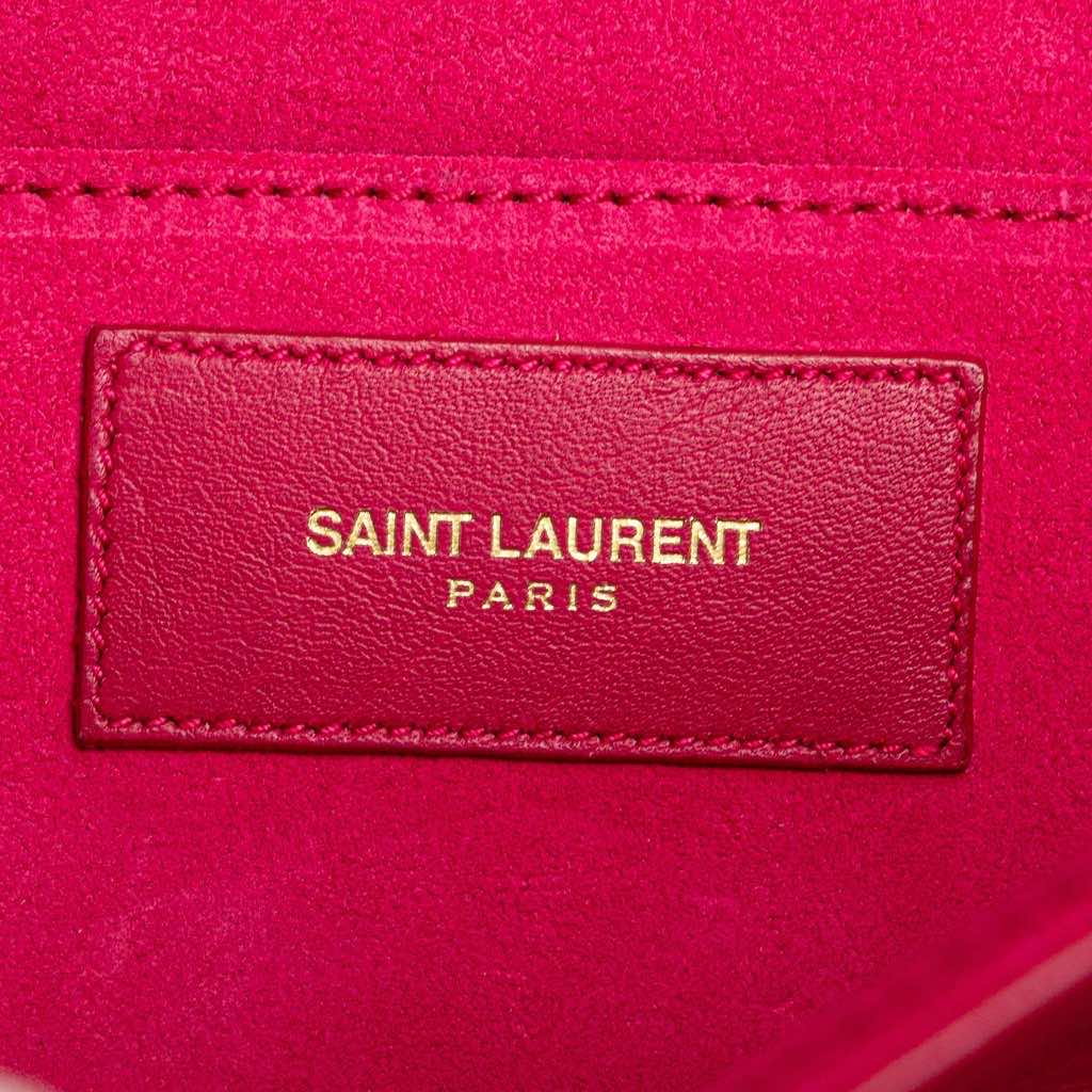 Saint Laurent Leather Chyc Ligne Clutch - 5