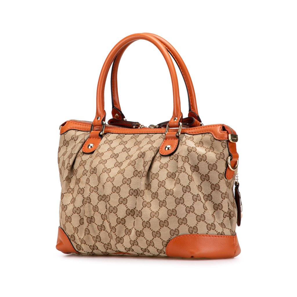Gucci GG Canvas Sukey Satchel - Back view