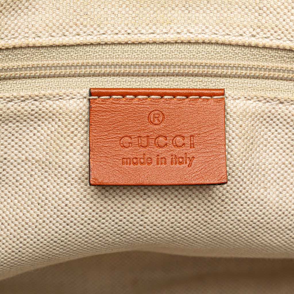 Gucci GG Canvas Sukey Satchel - Side view