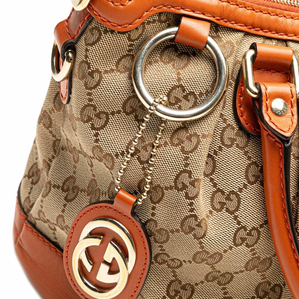 Gucci GG Canvas Sukey Satchel - Image 10