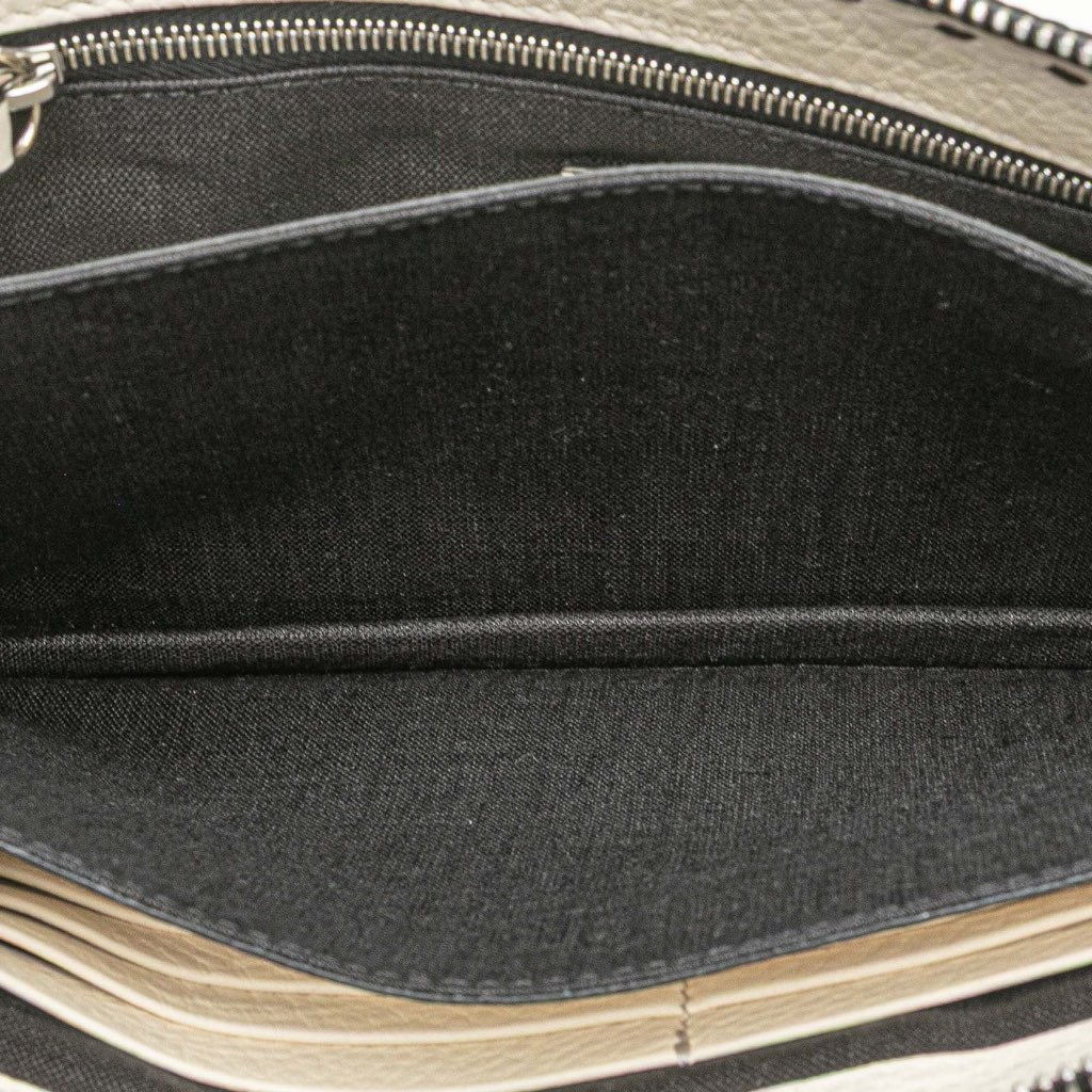 Fendi Leather Selleria Clutch - 4