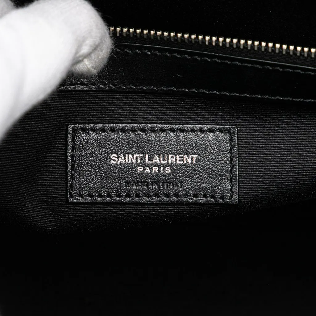Saint Laurent Small Canvas Manhattan Shopper Tote Brown Canvas Good - Box View