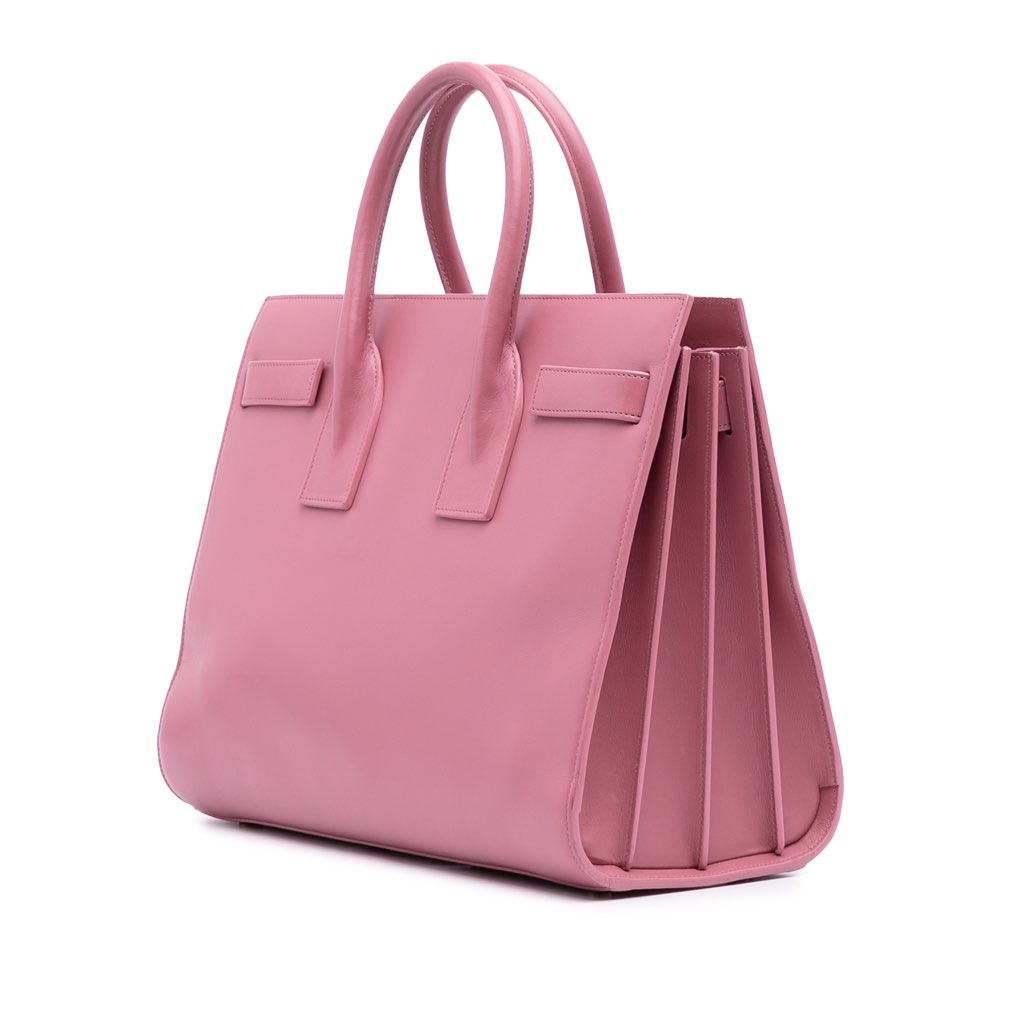 Saint Laurent Small Leather Sac De Jour Satchel - 2