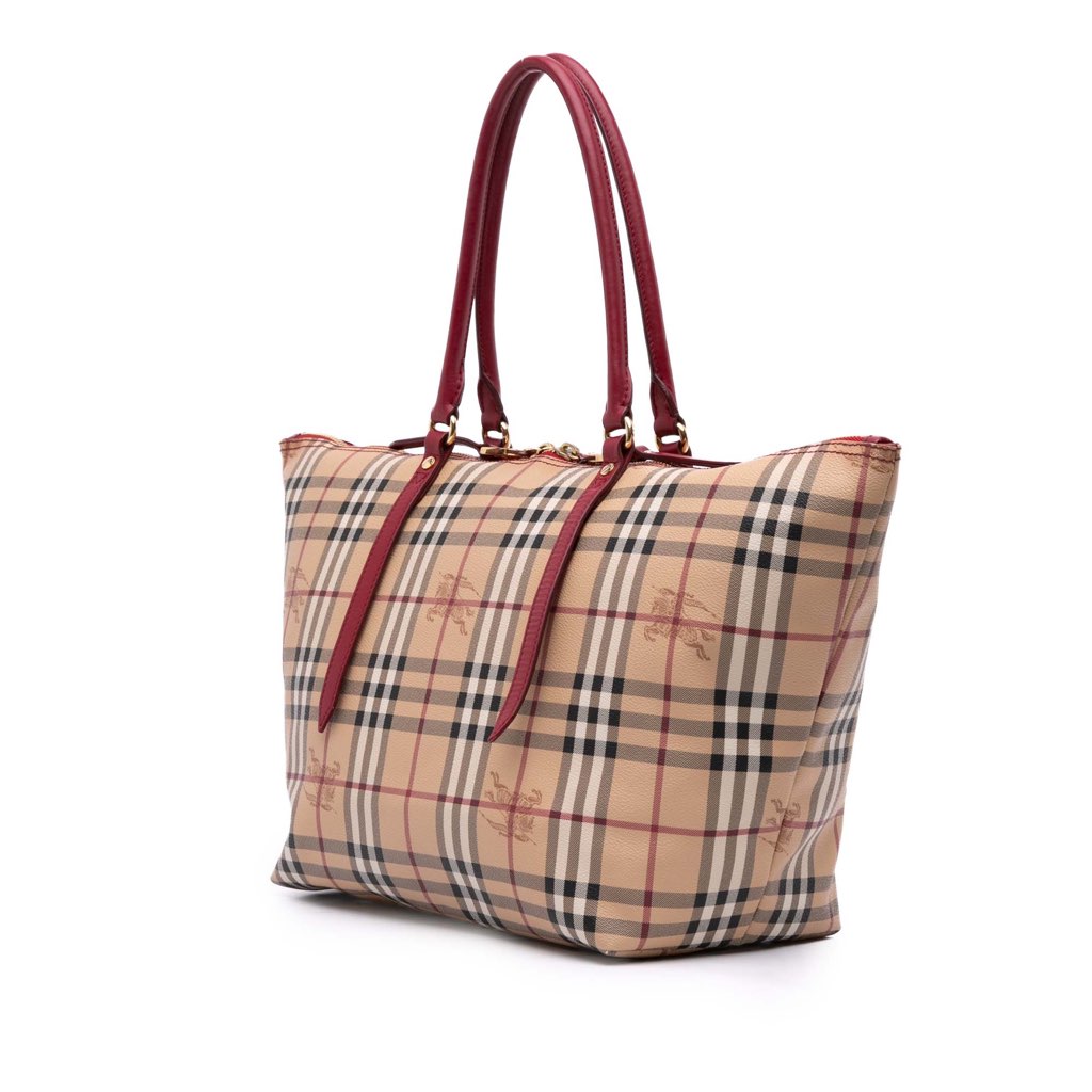 Burberry Small Haymarket Check Coated Canvas Salisbury Tote - 2