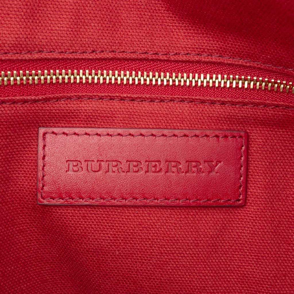 Burberry Small Haymarket Check Coated Canvas Salisbury Tote - 5