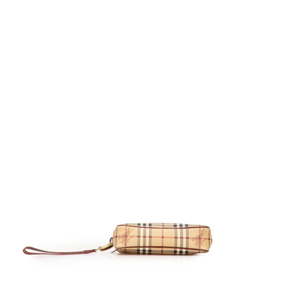 Burberry Haymarket Check Coated Canvas Clutch - Image 6