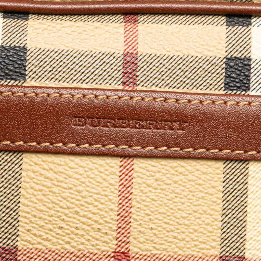 Burberry Haymarket Check Coated Canvas Clutch - Detail 2