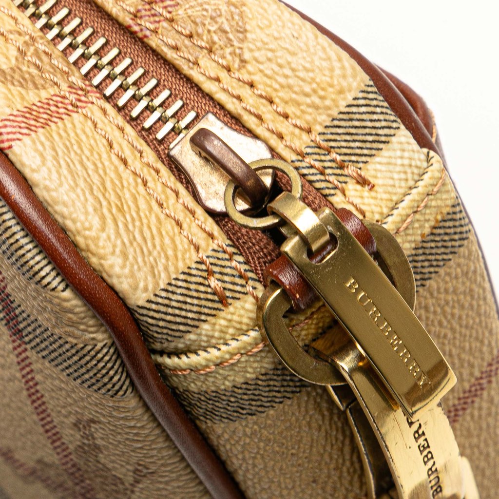 Burberry Haymarket Check Coated Canvas Clutch - Image 10