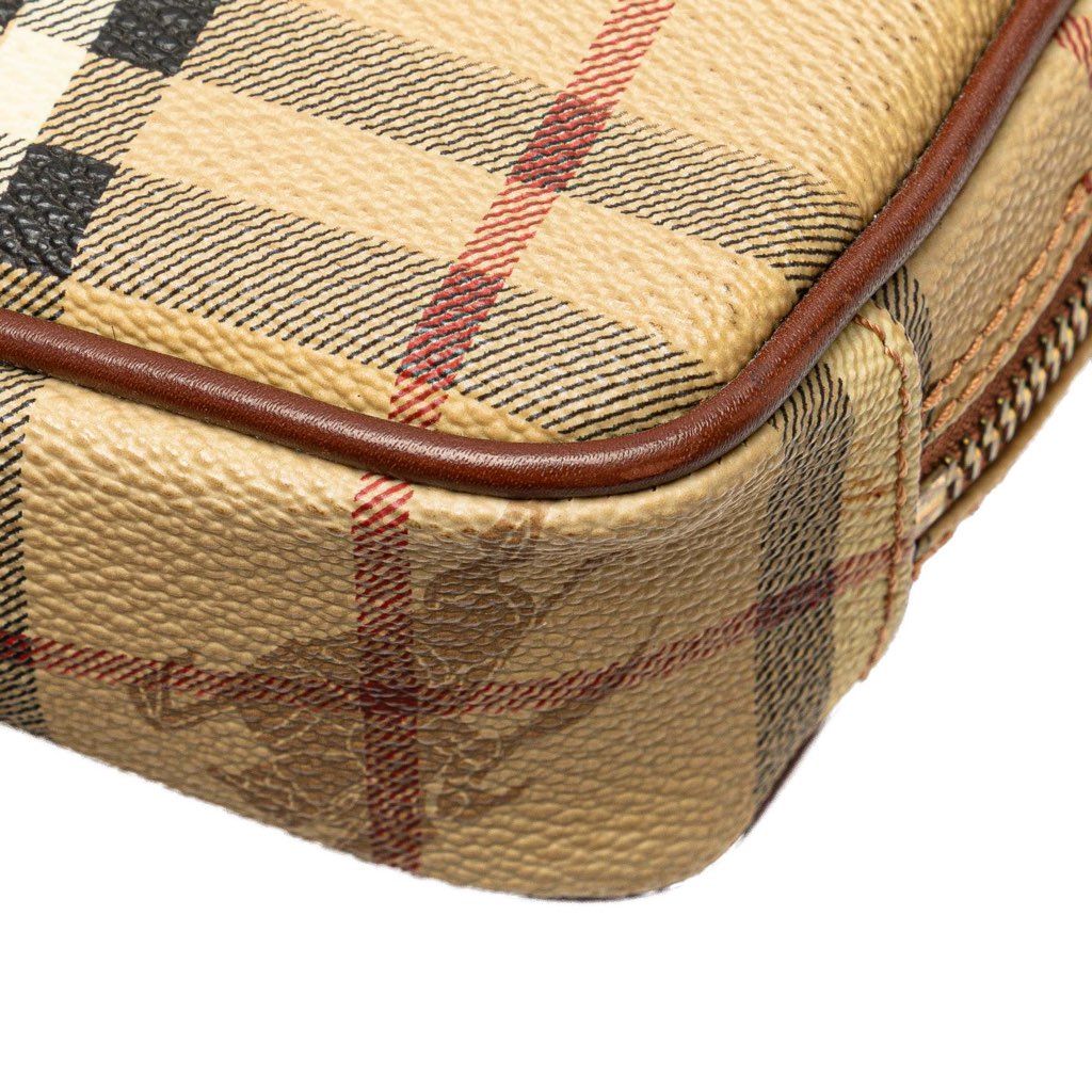 Burberry Haymarket Check Coated Canvas Clutch - Image 11