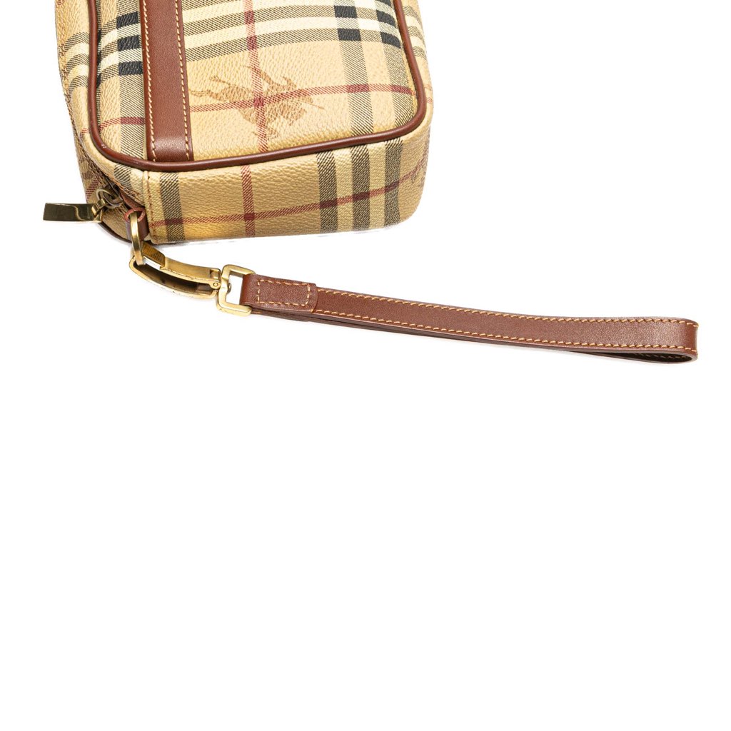 Burberry Haymarket Check Coated Canvas Clutch - Image 12