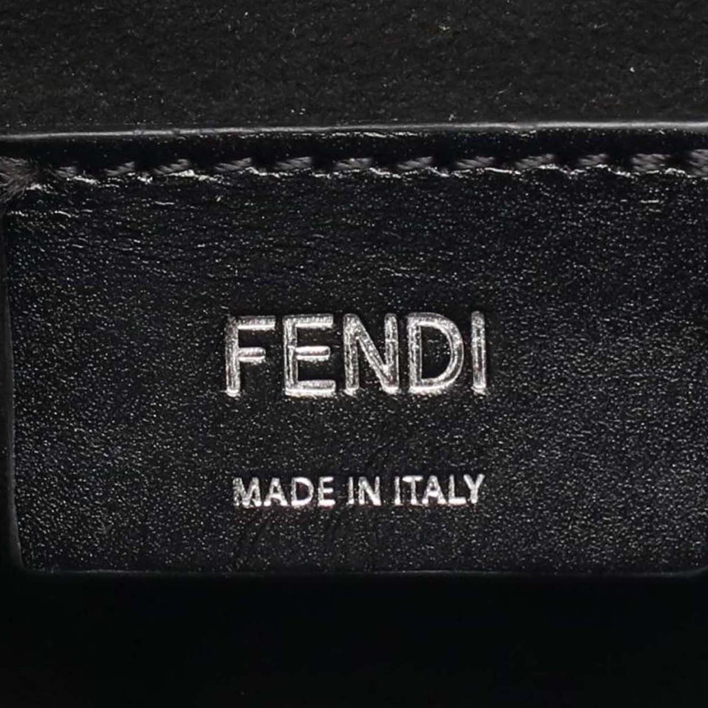 Fendi Leather Roma Chiodo Clutch - 4