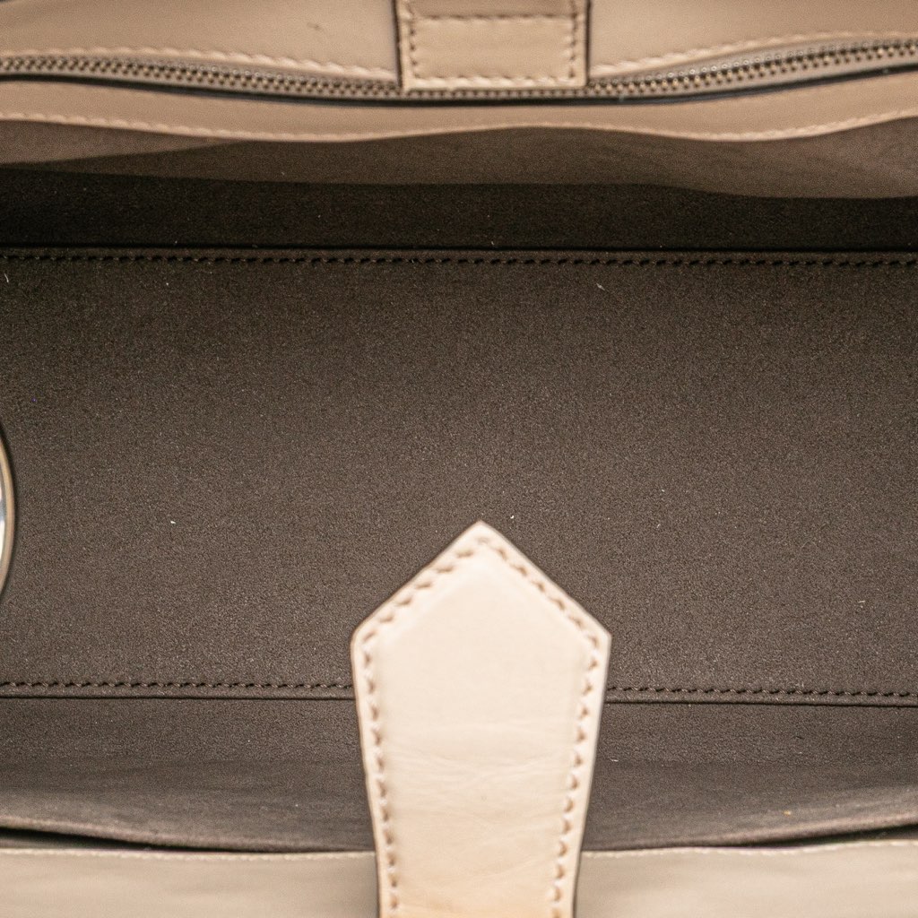 Fendi Small Bicolor Calfskin Whipstitch Runway Satchel - 4