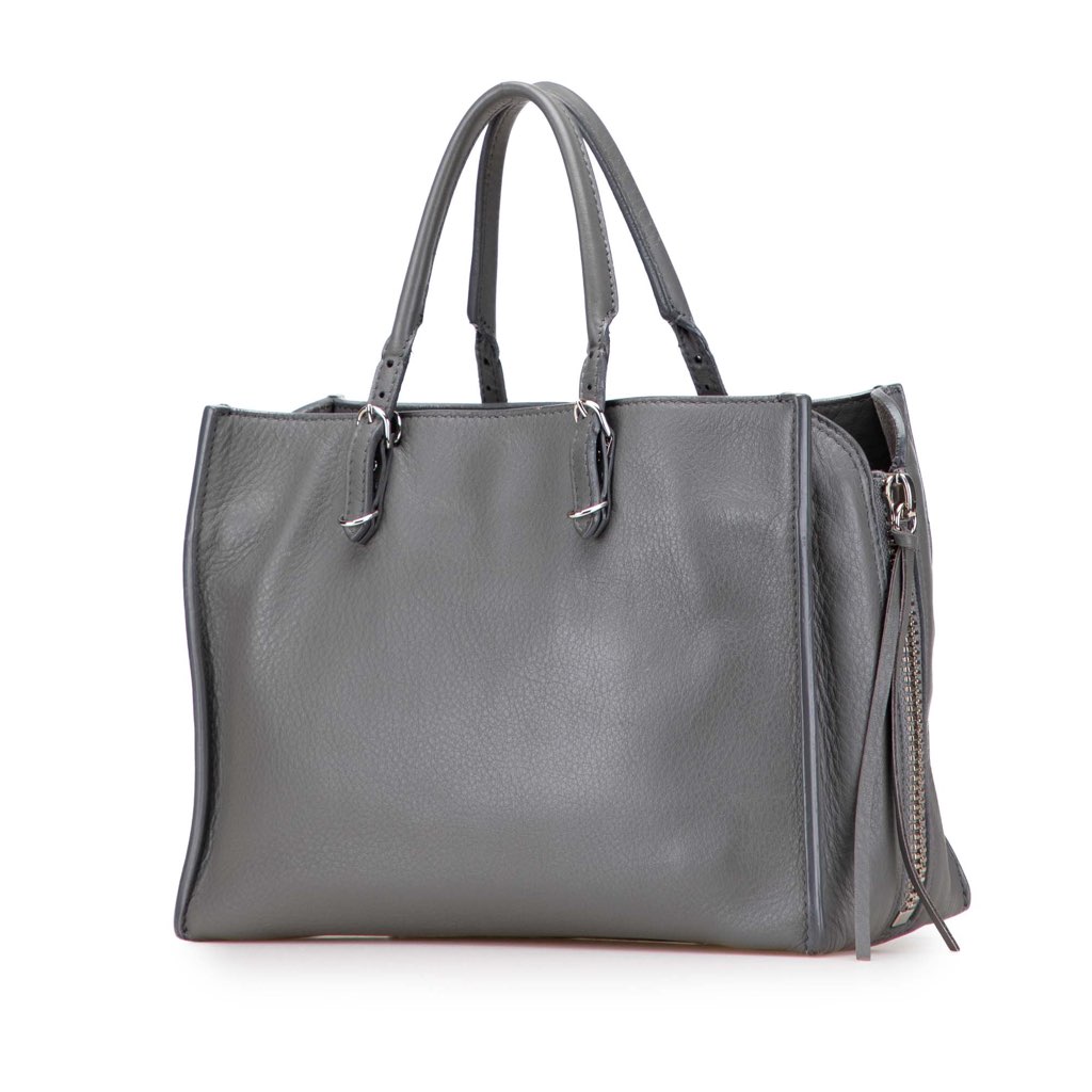 Balenciaga Leather Papier A6 Zip Around Satchel - 2