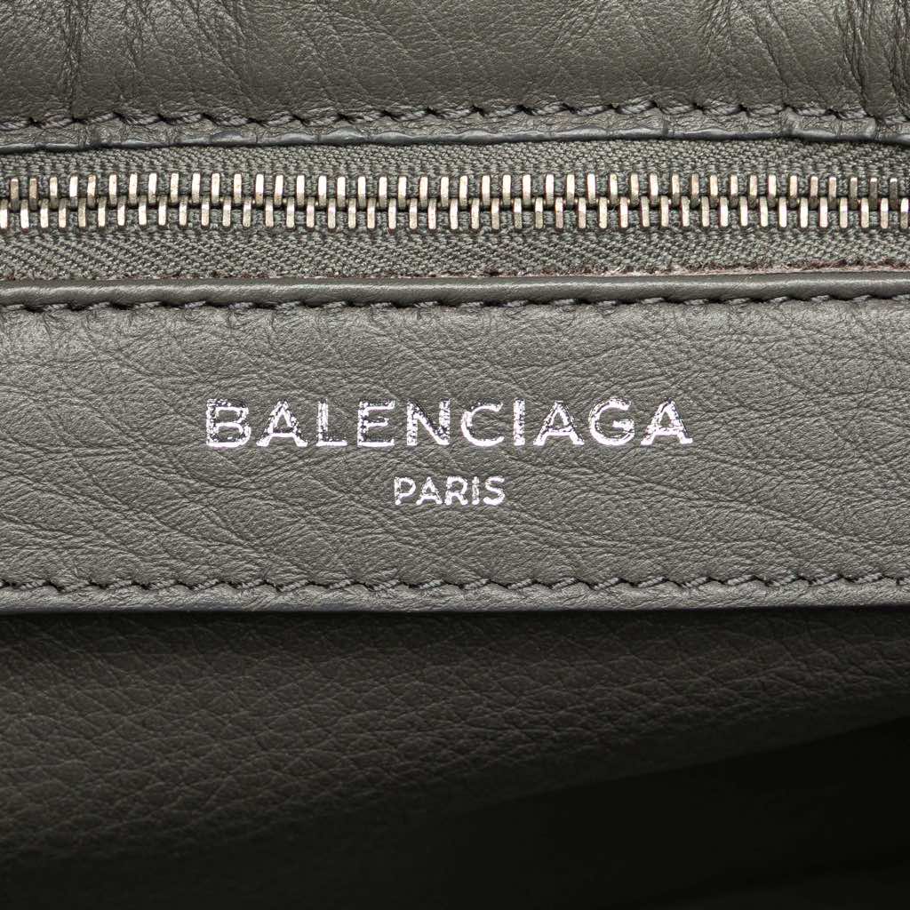 Balenciaga Leather Papier A6 Zip Around Satchel - 5