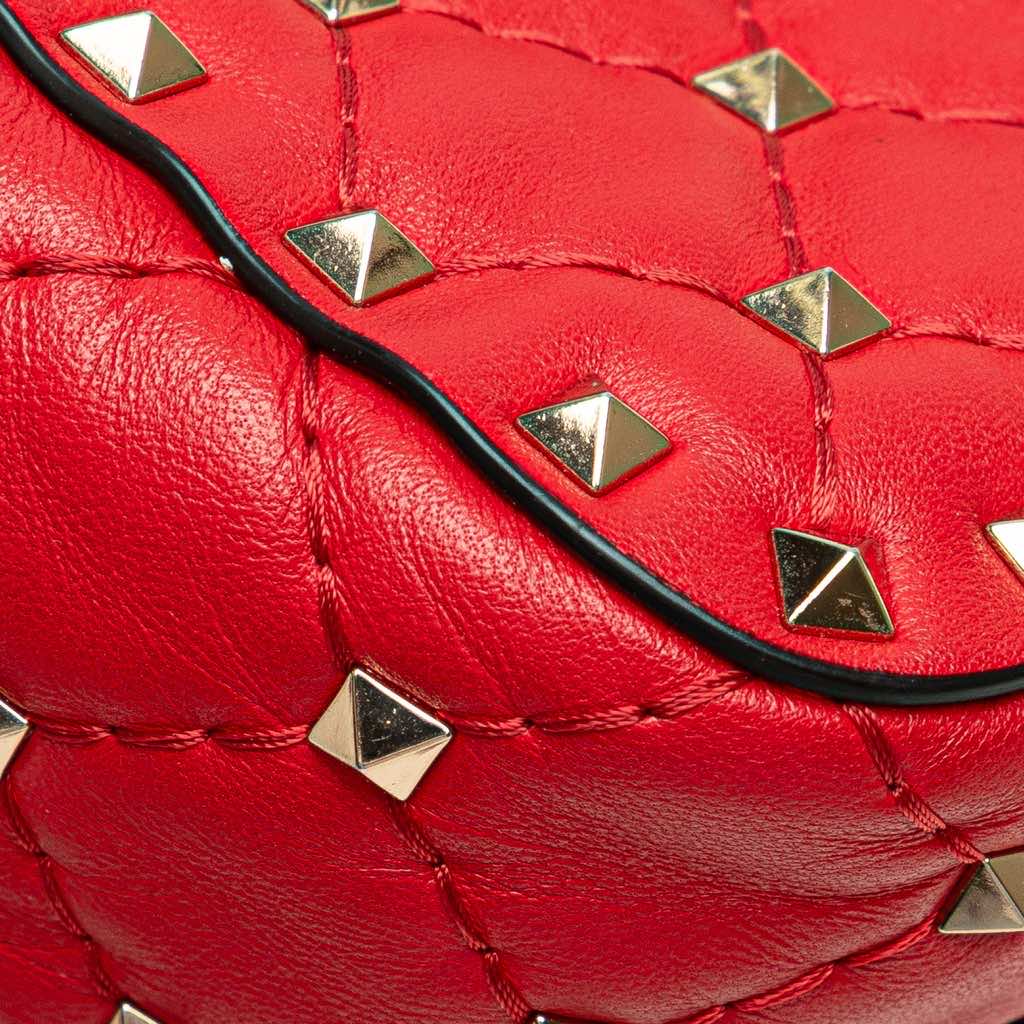 Valentino Nappa Rockstud Spike Vertical Satchel - Image 11