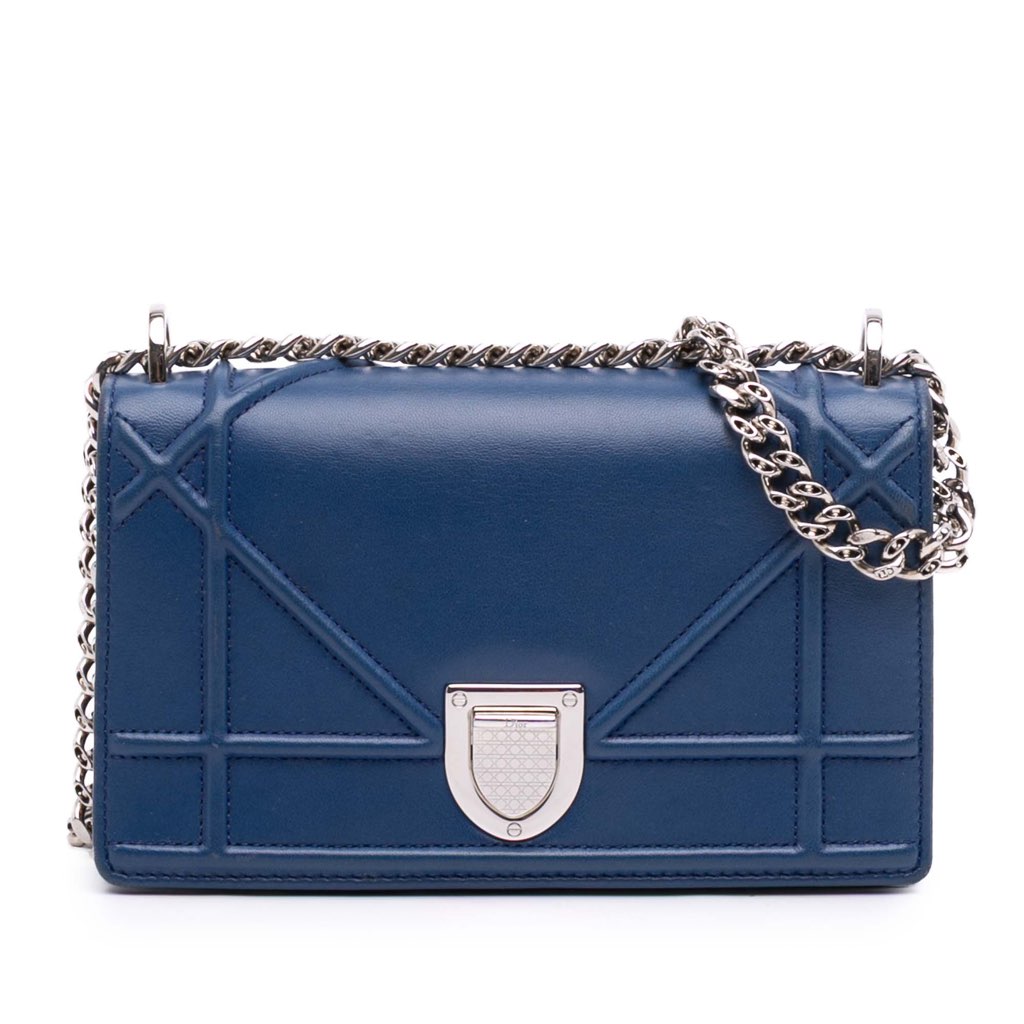 Dior Mini Lambskin Diorama Flap
