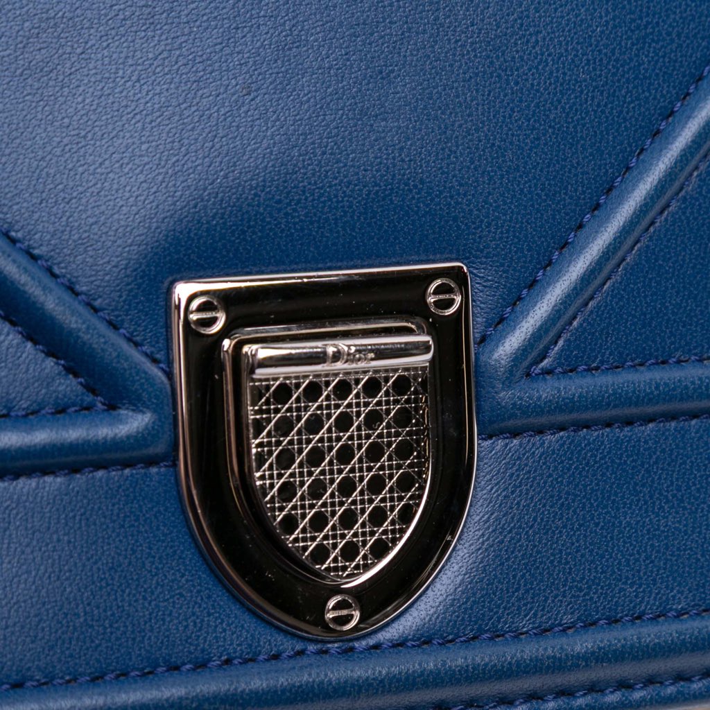 Dior Mini Lambskin Diorama Flap - Image 12