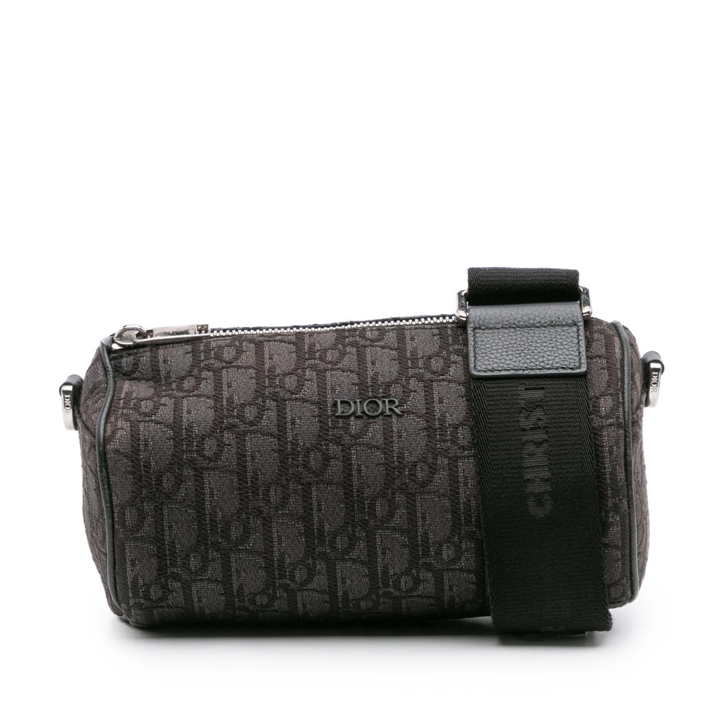 Dior Oblique Canvas Roller Messenger Bag