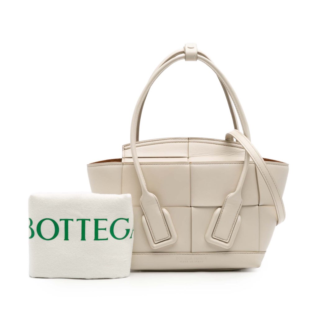 Bottega Veneta Mini Calfskin Maxi Intrecciato Arco Satchel - Image 11