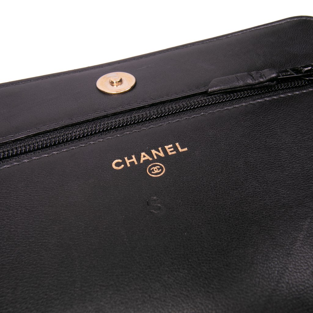 Chanel CC Quilted Lambskin Wallet On Chain - 5