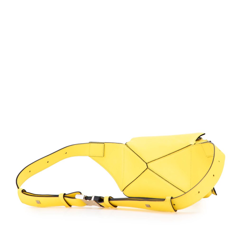 Loewe Mini Calfskin Puzzle Bumbag - Back view
