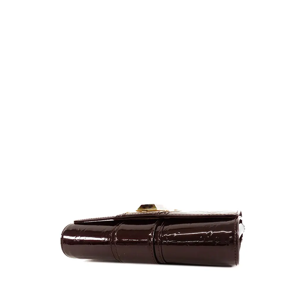 Louis Vuitton Monogram Vernis Vermont Avenue Purple Leather Good - Inside View