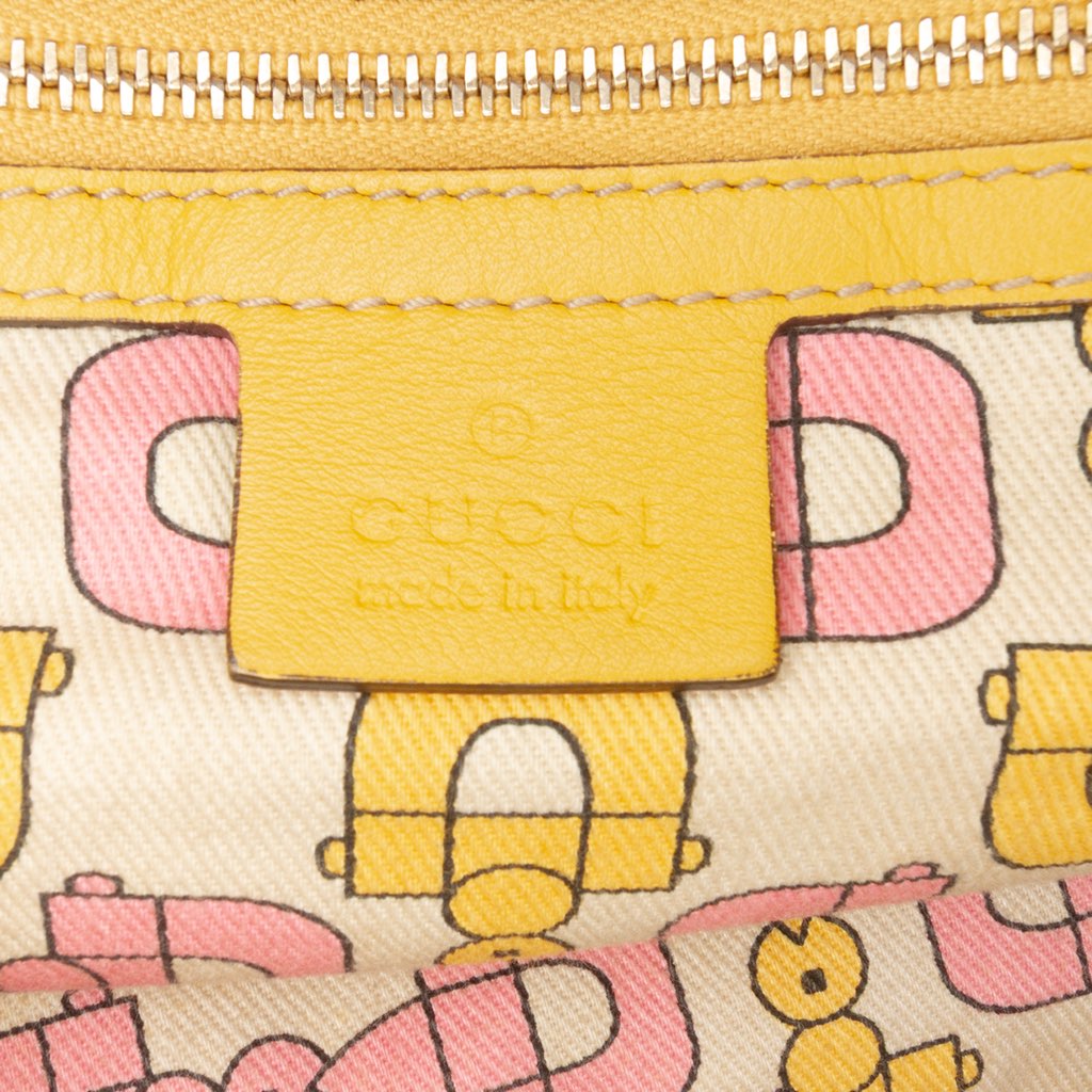 Gucci Large Guccissima Hysteria Satchel - 5