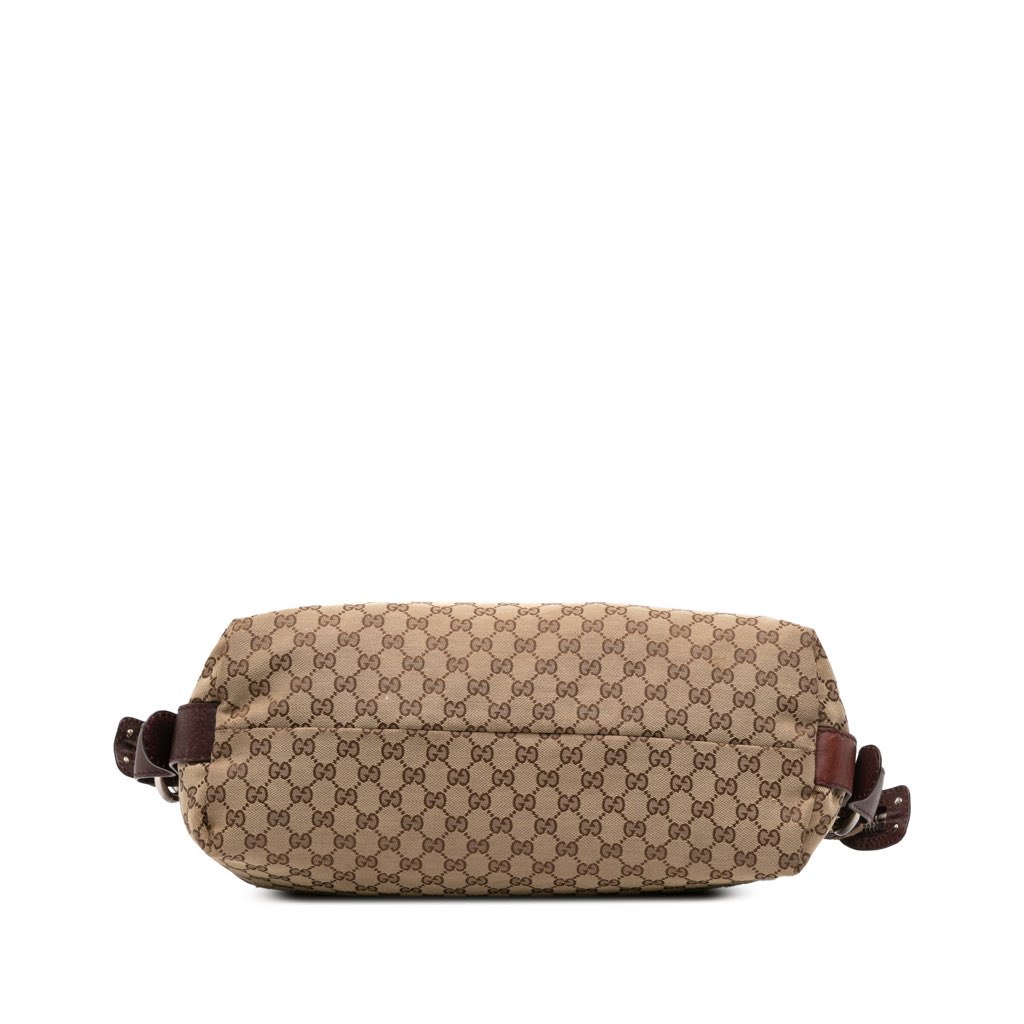 Gucci Medium GG Canvas Bamboo Bar Tote - 3