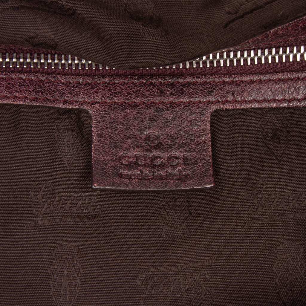 Gucci Medium GG Canvas Bamboo Bar Tote - 5