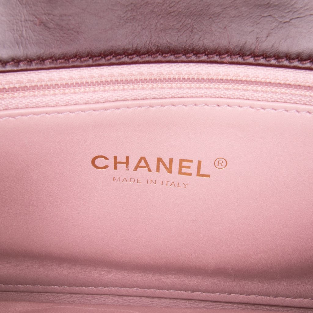 Chanel Small Aged Calfskin Straight Lined Flap - 5