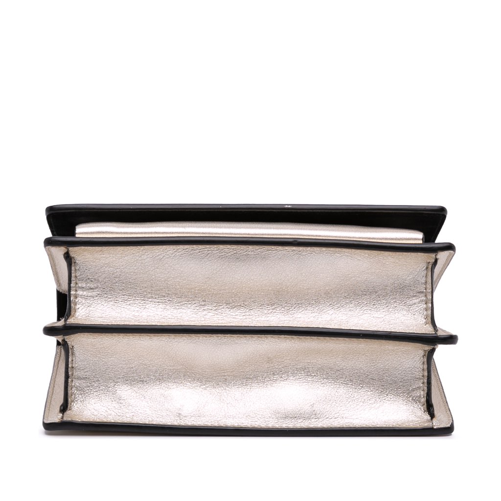 Saint Laurent Small Metallic Calfskin Monogram Sunset Crossbody - Image 6