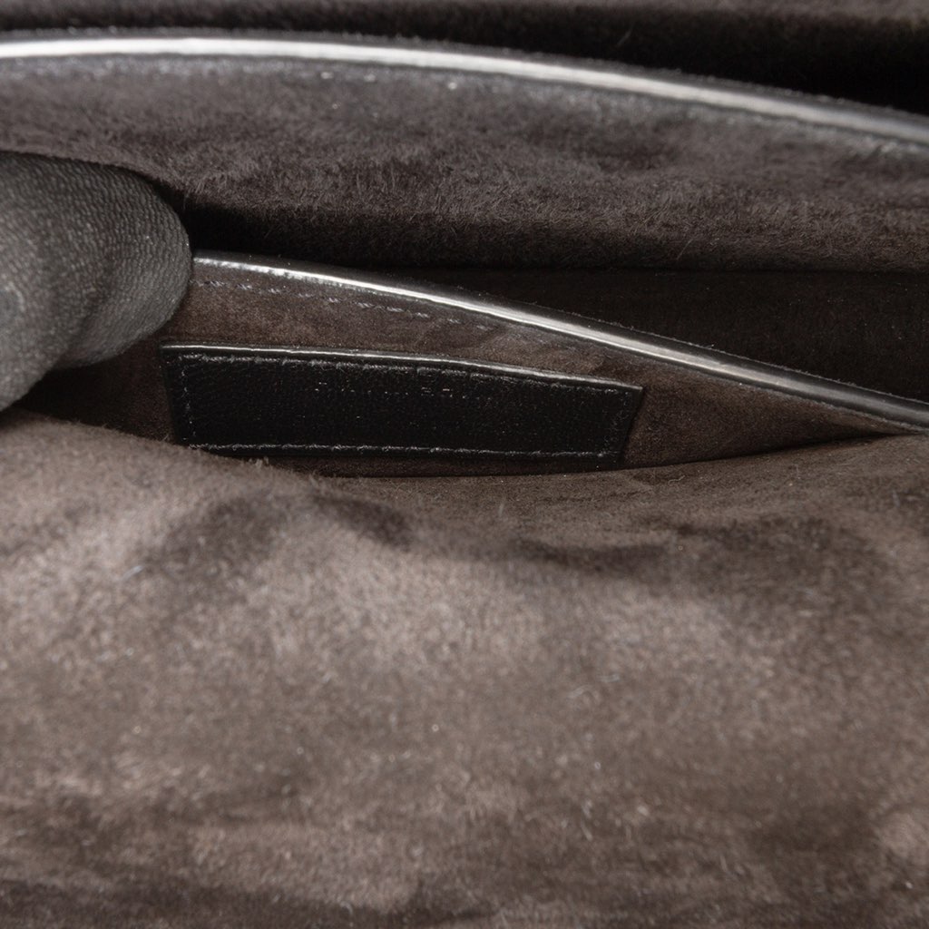 Saint Laurent Small Metallic Calfskin Monogram Sunset Crossbody - Detail 1