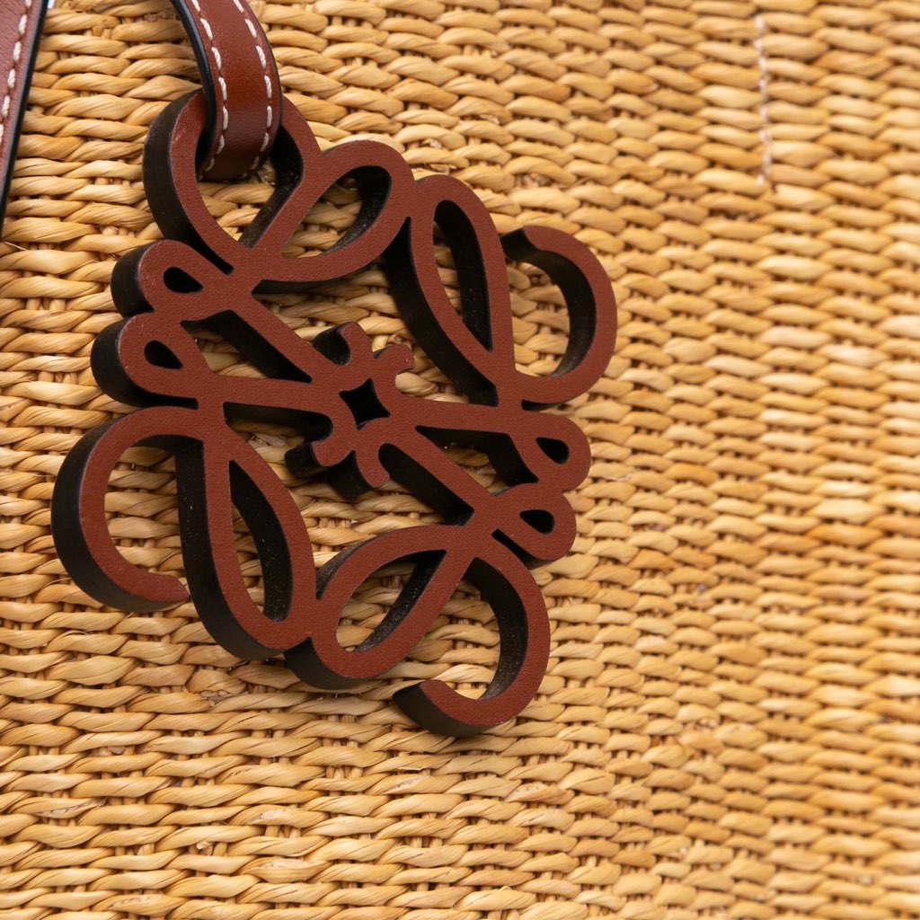 Loewe Medium Elephant Grass Shell Basket Bag - 5