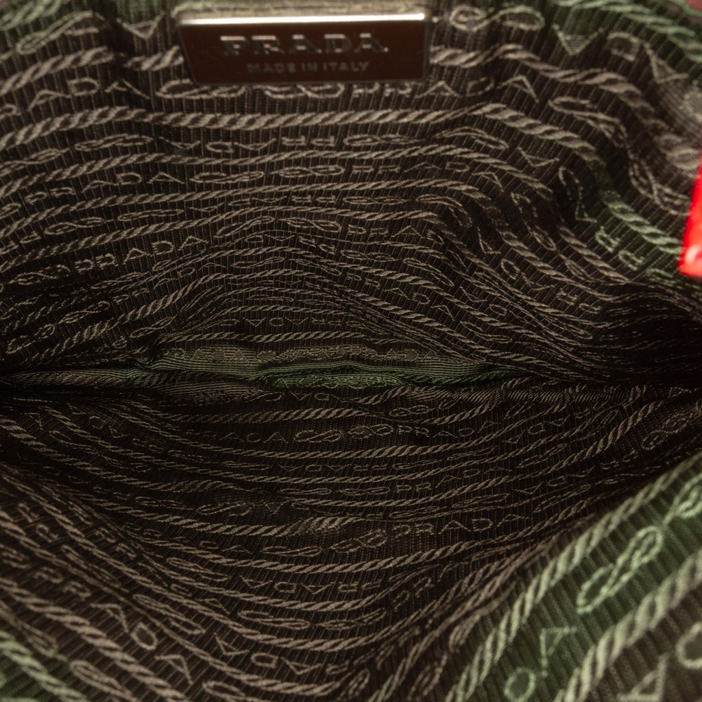 Prada Vitello Trimmed Tweed Flat Tote - 4