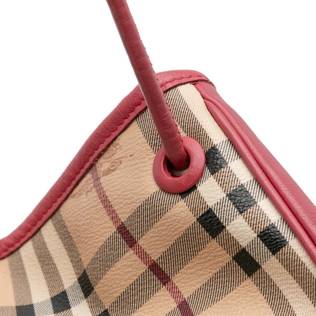 Burberry Small Haymarket Check Coated Canvas Canterbury Tote - Image 10