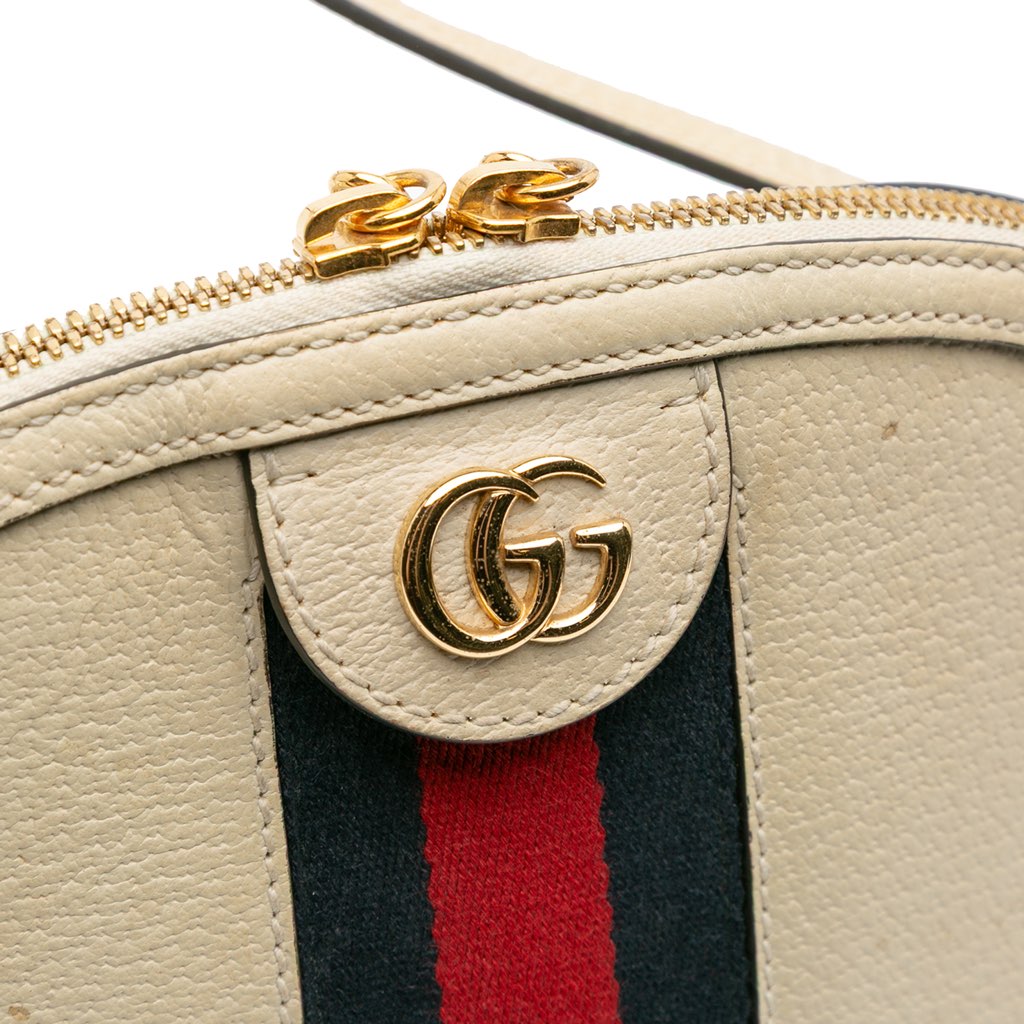 Gucci Small Leather Ophidia Dome Crossbody - Detail 2