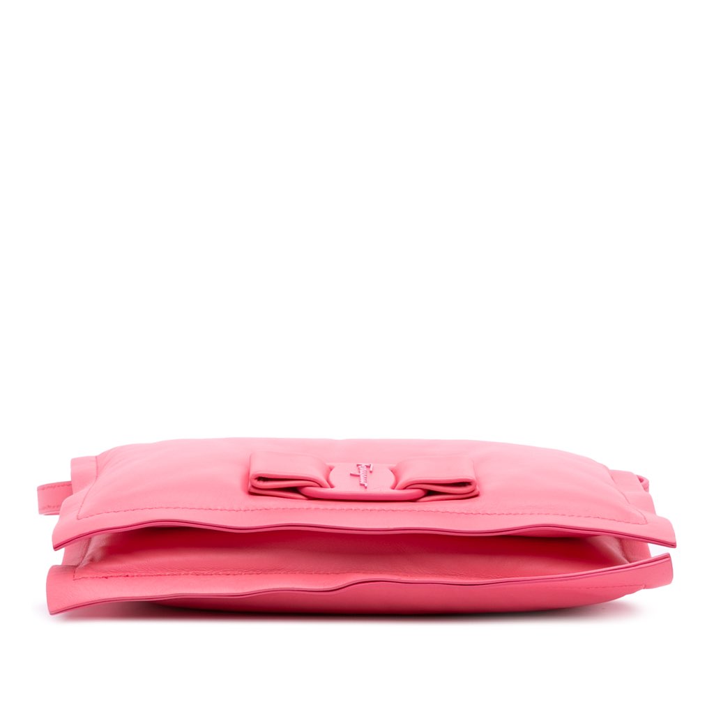 Salvatore Ferragamo Mini Padded Leather Viva Bow Crossbody - Image 6