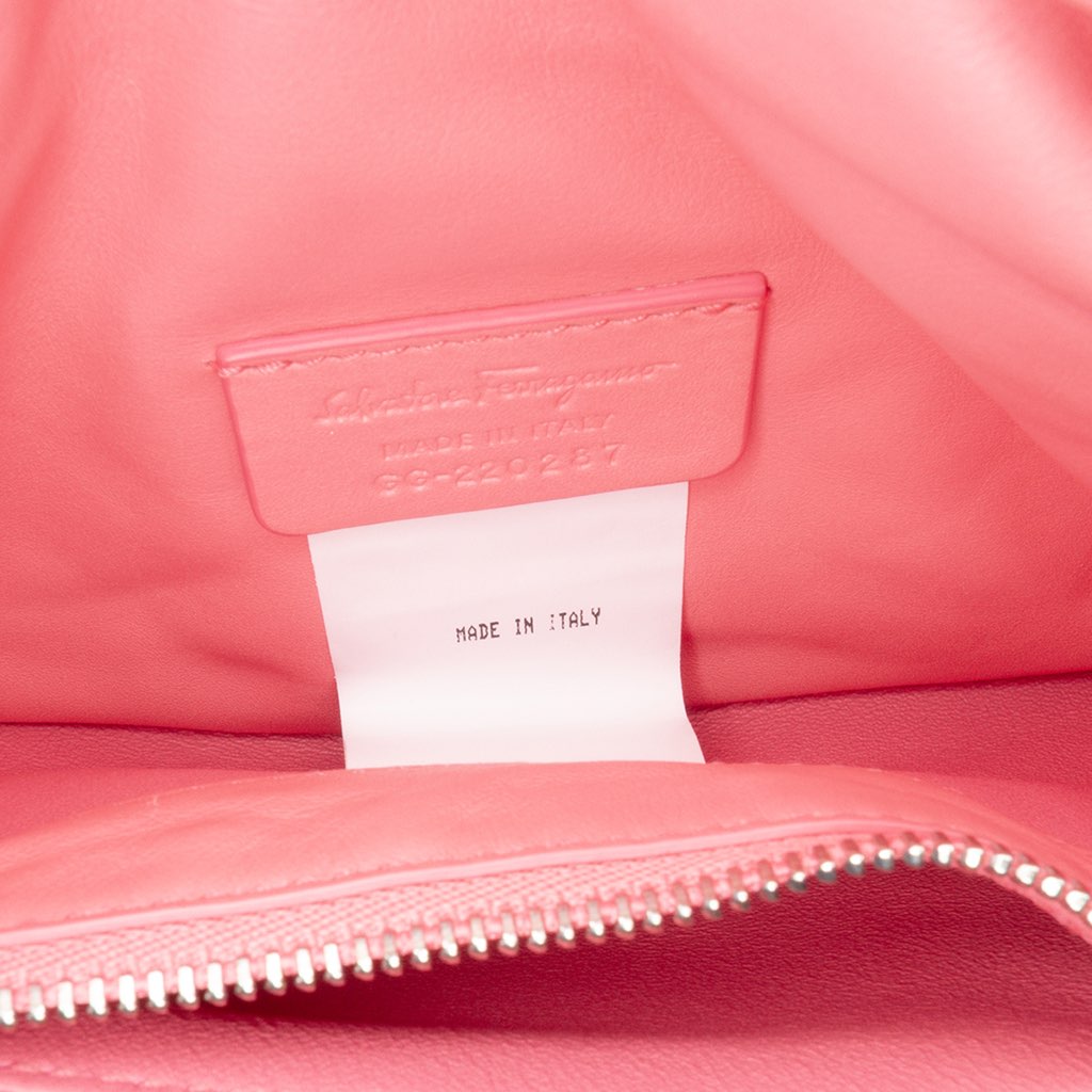 Salvatore Ferragamo Mini Padded Leather Viva Bow Crossbody - Detail 1