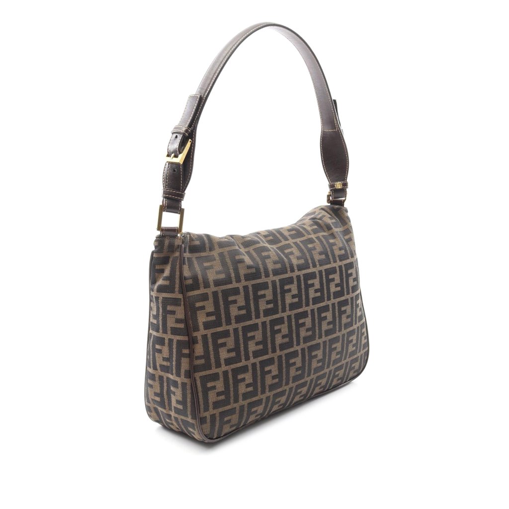 Fendi Zucca Canvas Double Flap Mamma - 2