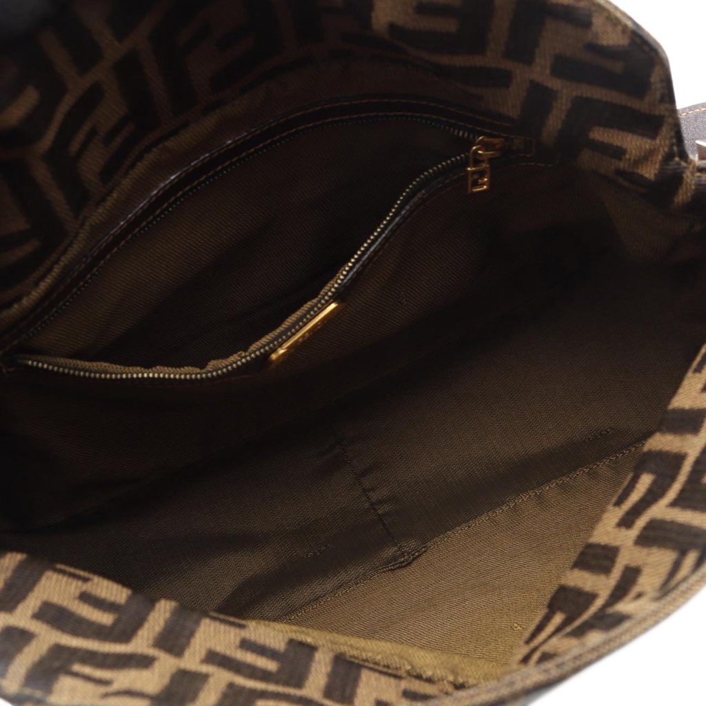 Fendi Zucca Canvas Double Flap Mamma - 3