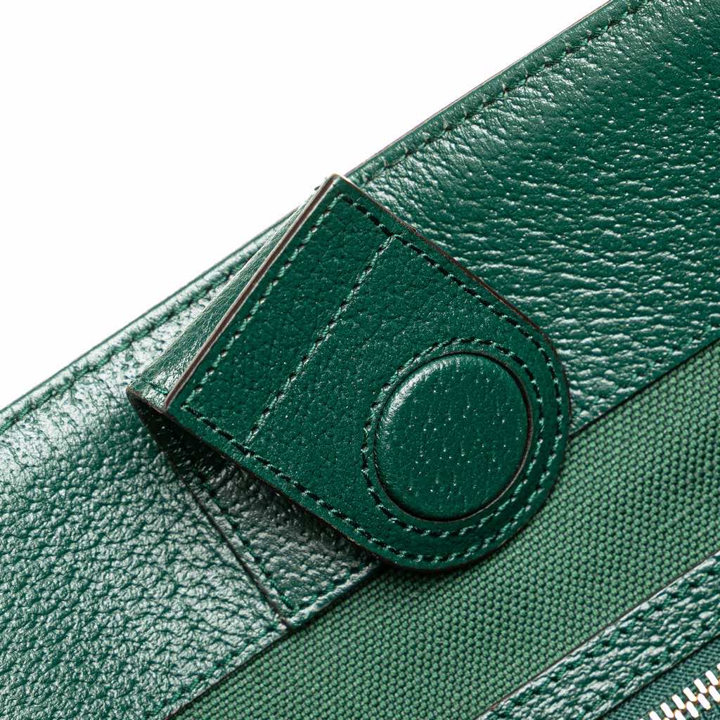 Gucci 100th Anniversary Medium GG Canvas Embroidered Flower Ophidia Tote - Image 10