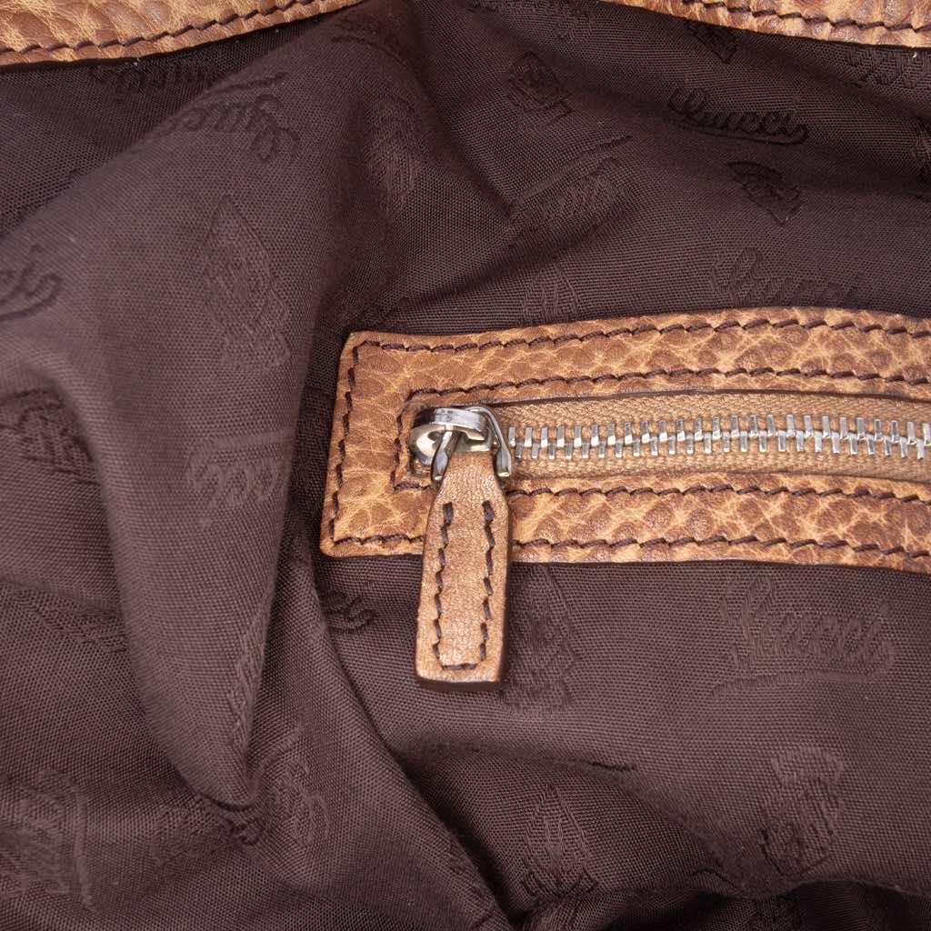 Gucci Large GG Canvas Bamboo Bar Tote - 5