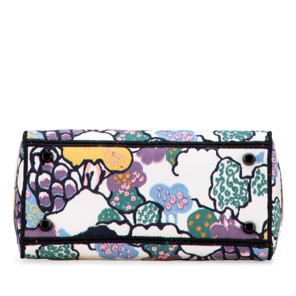 Dior Medium Canvas Embroidered Ciel De Reve Lady D Lite - 3