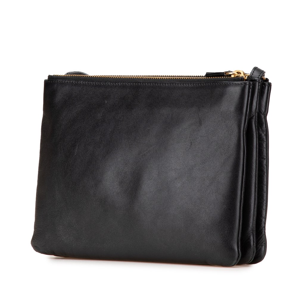 Celine Large Lambskin Trio Crossbody - 2