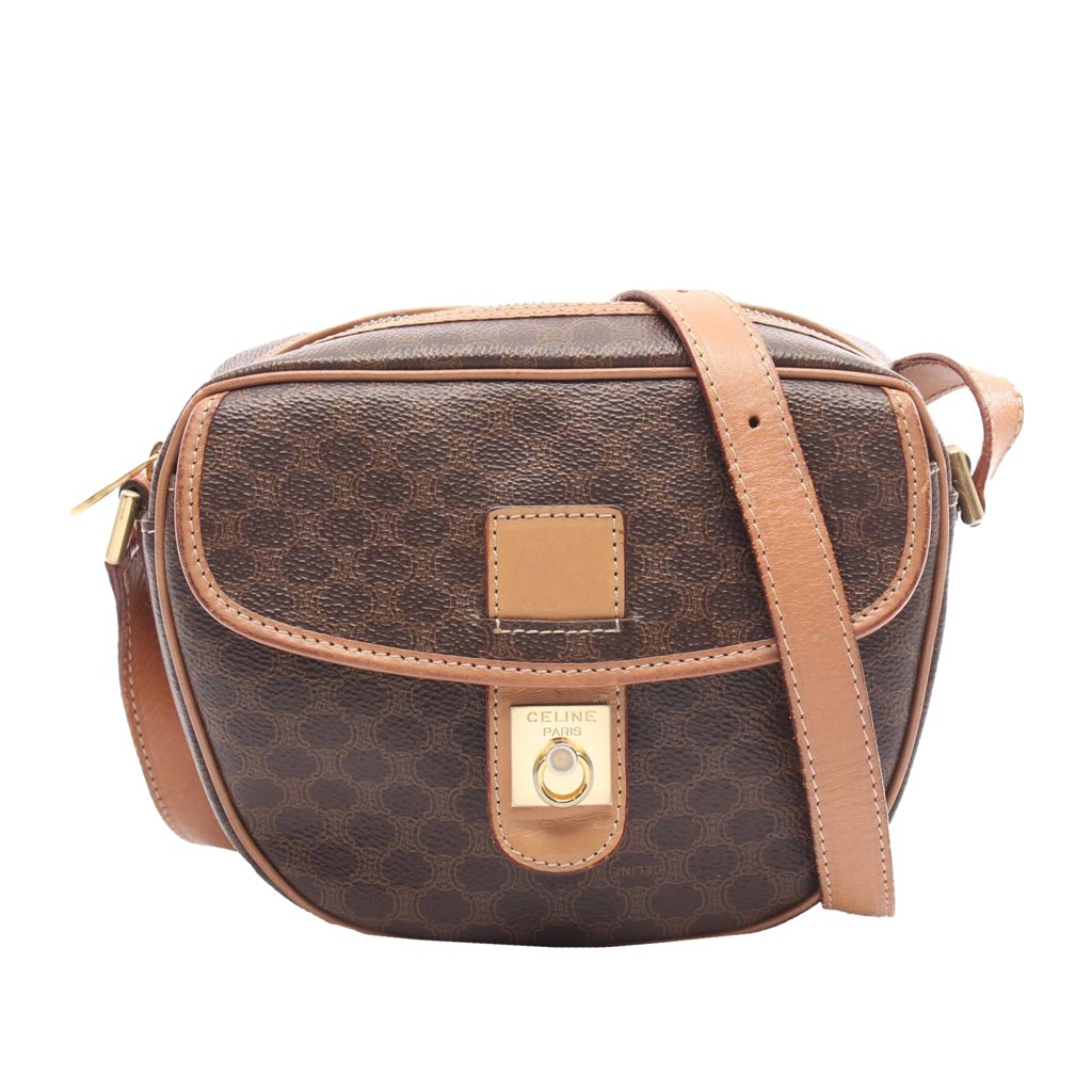 Celine Macadam Coated Canvas Crossbody