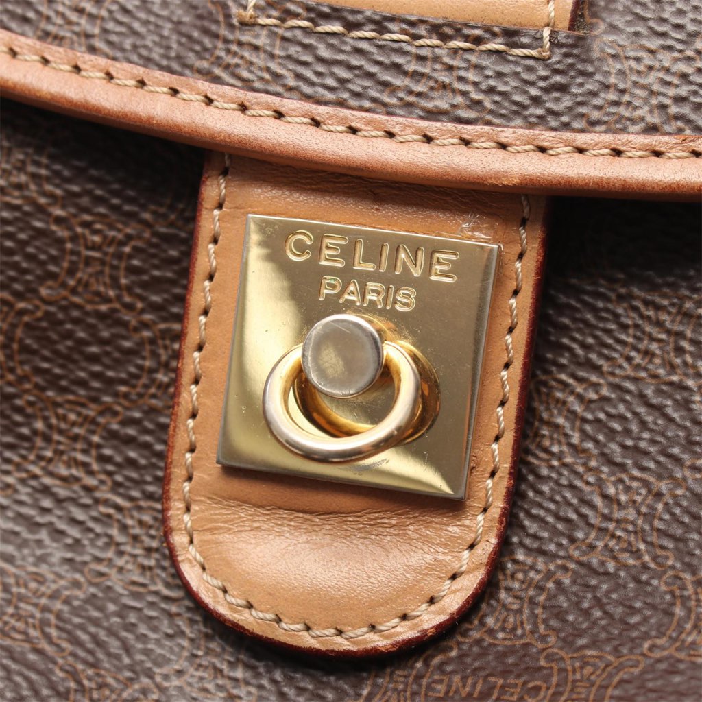 Celine Macadam Coated Canvas Crossbody - Image 11