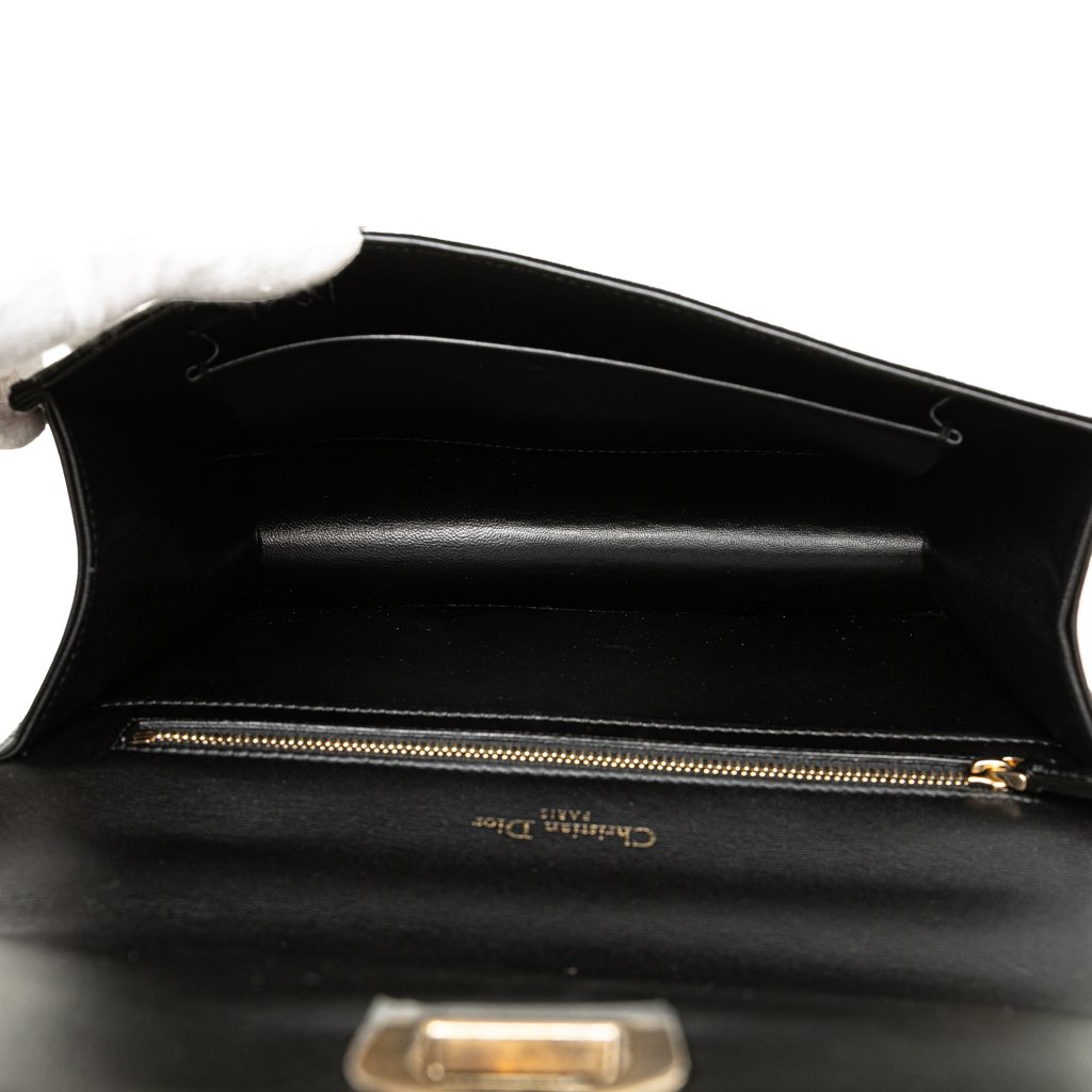 Dior Medium Calfskin Crystal Embroidered Diorama Flap - 4